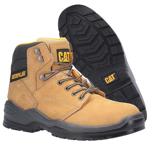 Cat Striver Bump Cap S3 Safety Shoes Honey