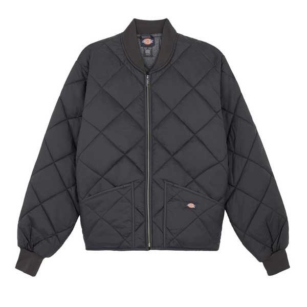 Diamond Quilted Nylon Jacket