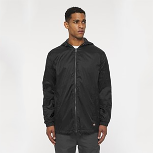 Fleece Lined Nylon Hooded Jacket