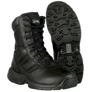 Magnum M800339 Men's Panther 8 Side Zip Black Non-Safety Boots