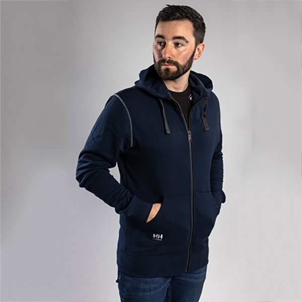 Oxford Zip Hoodie