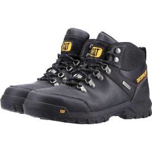 Slip Resistant Caterpiller Framework Hiker Safety Foot Wear (Black)