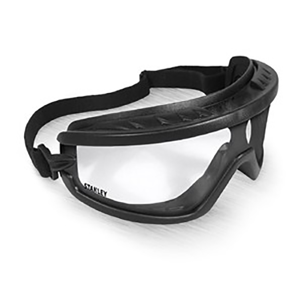 Stanley General Durable Safety Black/Clear Goggles