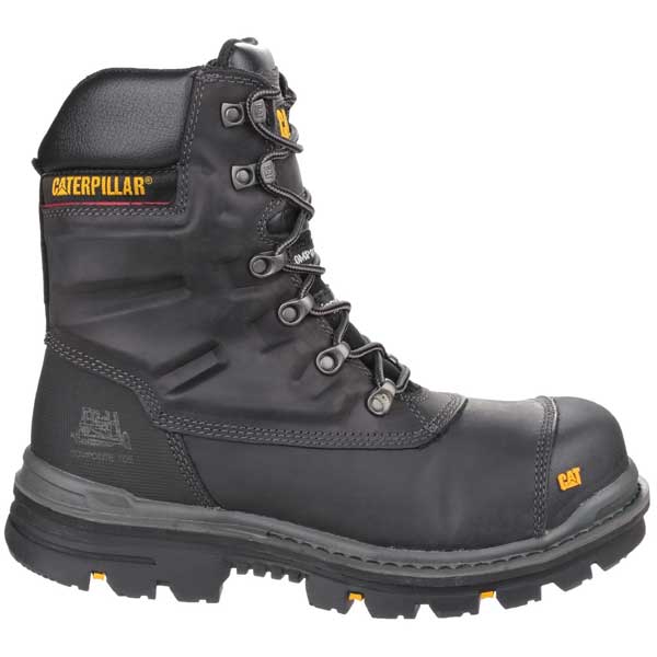 Toe Protection Cat Premier Black Safety Shoes