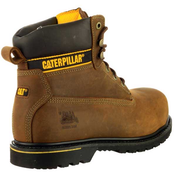 Toe Protection Cat S3 Holton Goodyear Welted Safety (Brown)