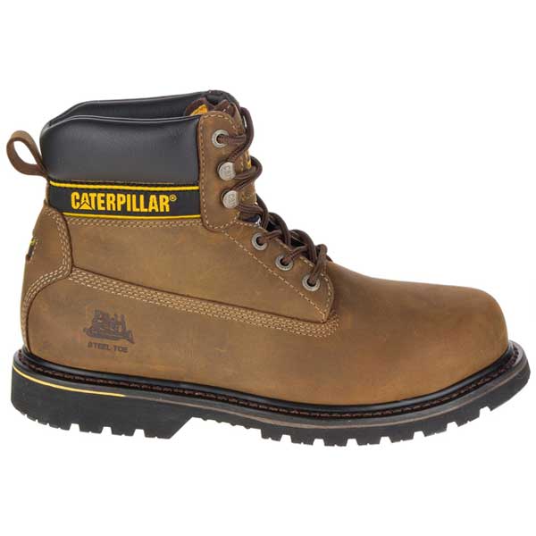 Toe Protection Cat S3 Holton Goodyear Welted Safety (Brown)