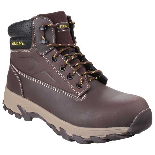 Trades Man Slip Resistant  Brown Safety Shoes